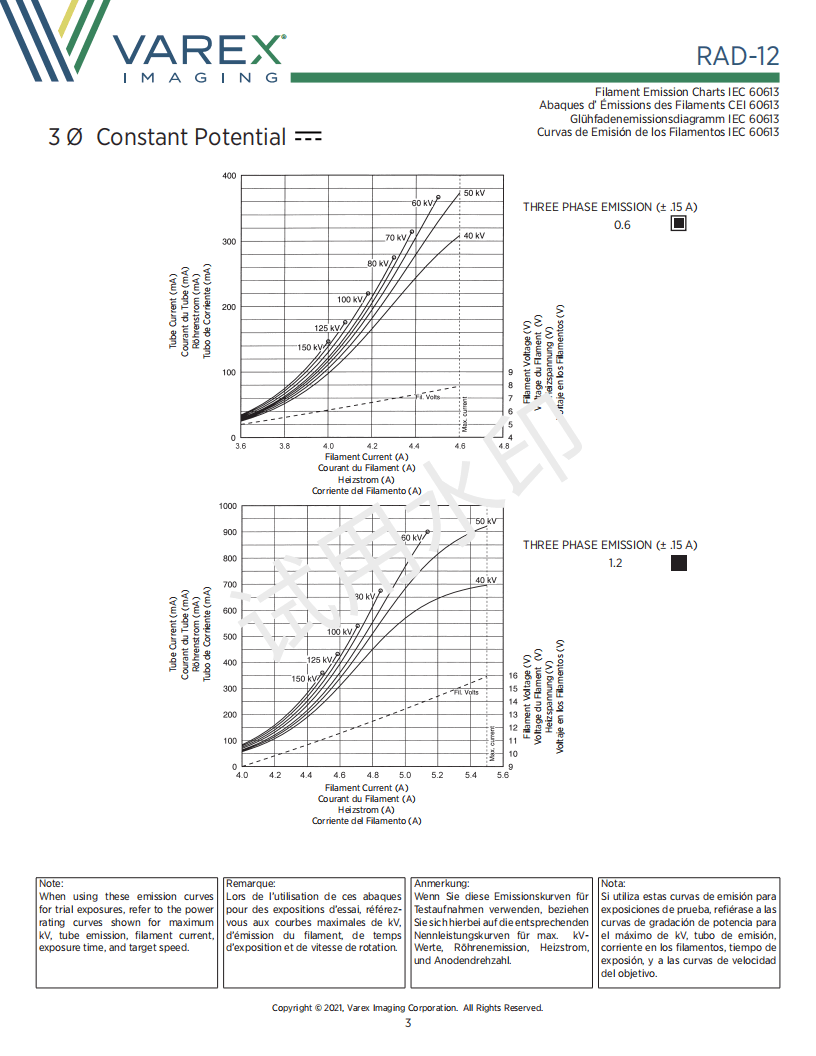 万睿视Varex原瓦里安RAD-12 球管 3