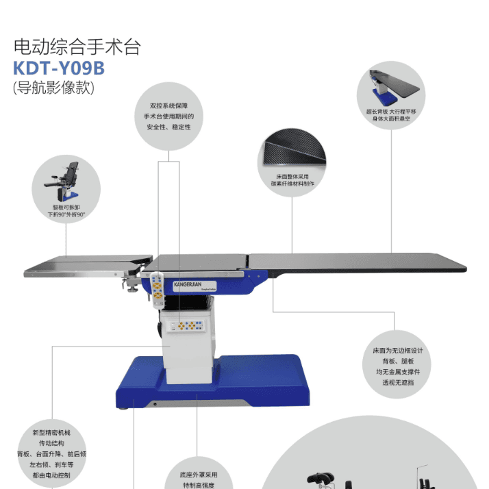 KDT-Y09B（导航影像款）电动综合手术床