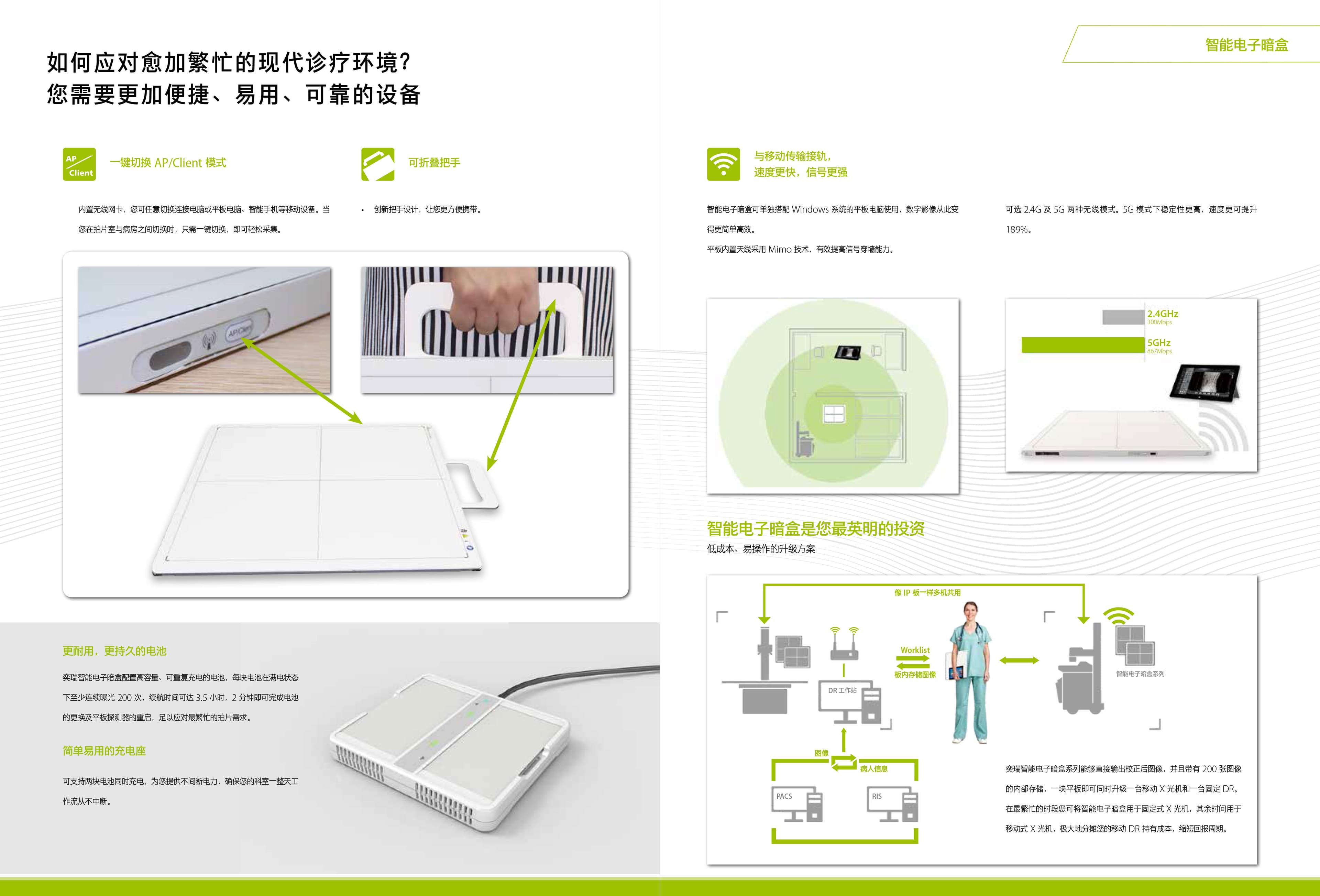 奕瑞Mars1717V无线平板探测器 2
