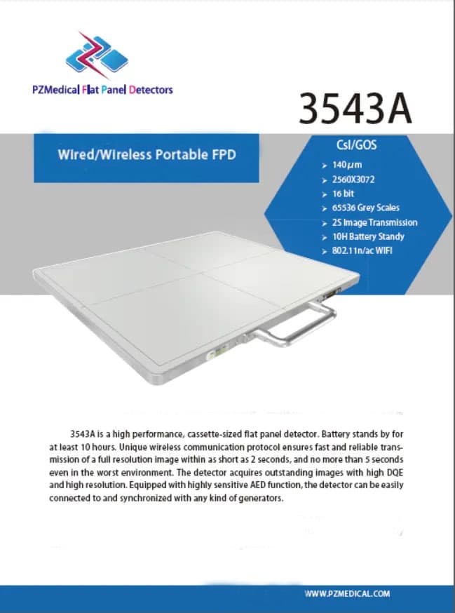 PinZhen 3543A Wired Flat Panel Detector 1