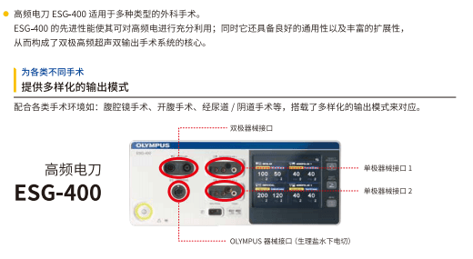 奥林巴斯ESG400高频电刀 1
