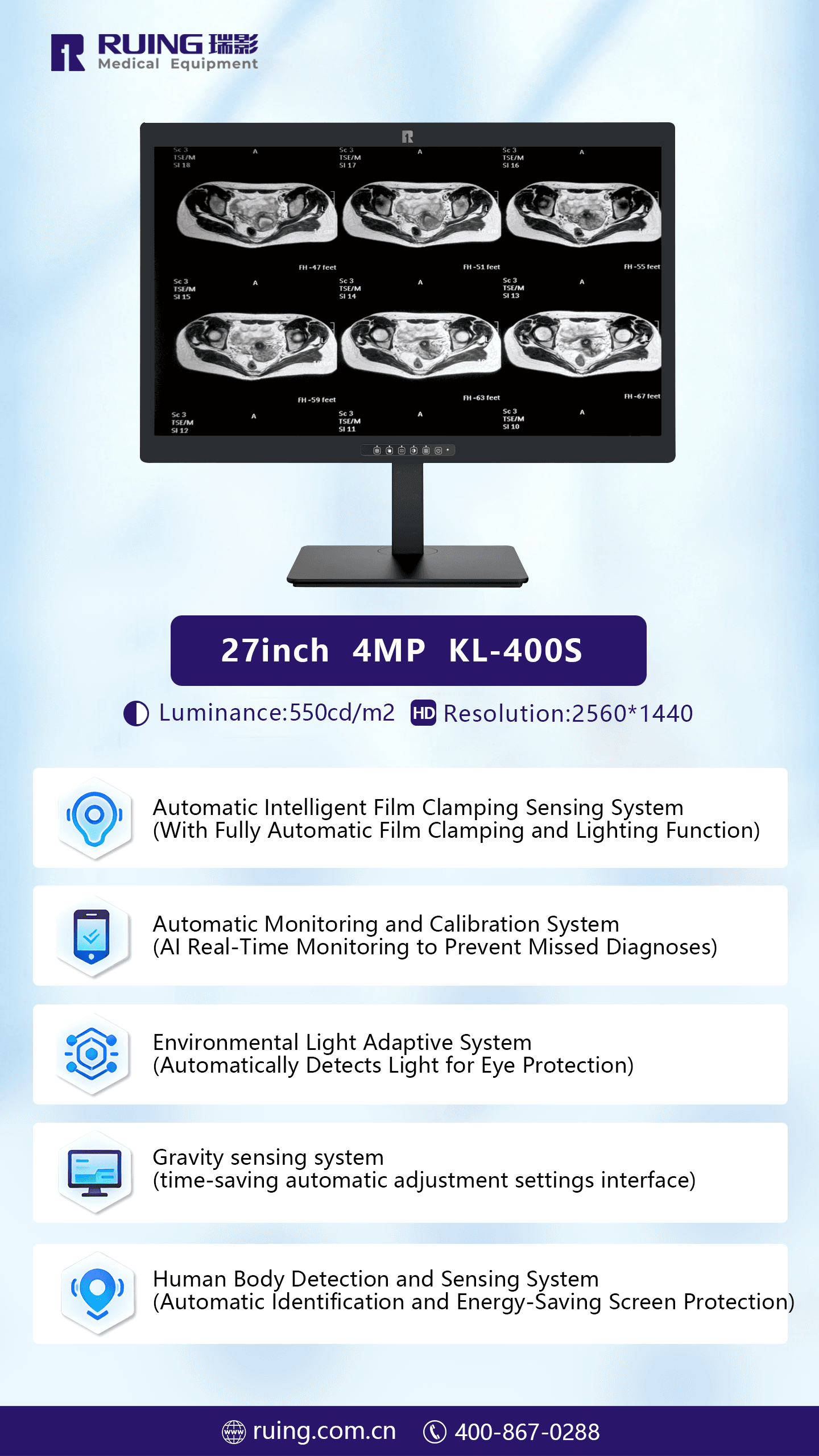 RUING Medical Monitor KL-400S 1