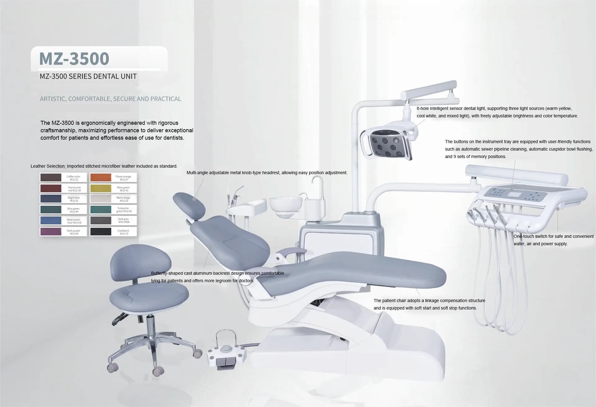 MZ-3500 Flagship Dental Unit