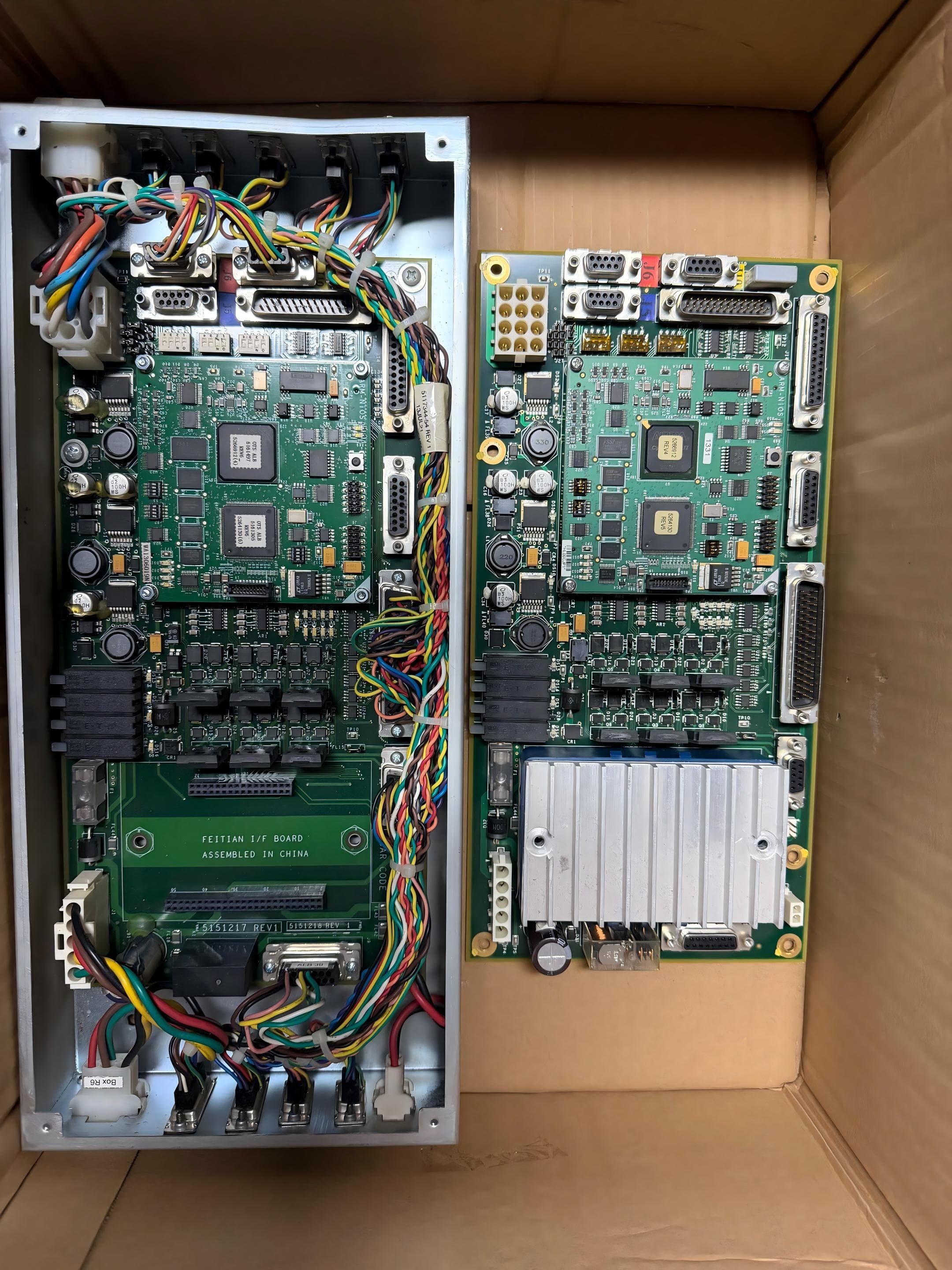 GE 飞天 6000 DR 系统的 OTS(Overhead Table Stand)控制柜核心电路板总成